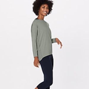 lululemon athletica Long Sleeve Top in Sage Green
